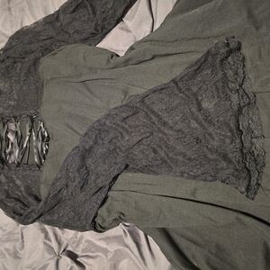 Elegant Black Lace Top